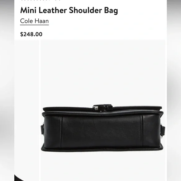 Cole Haan Shoulder Leather Bag - Picture 11 of 14